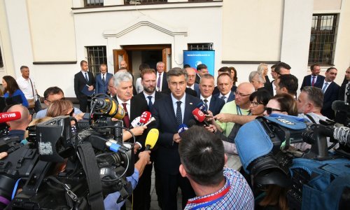 Plenković nije želio otkriti što je dogovoreno na sastanku koalicijskih partnera