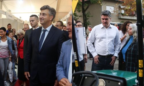 [FOTO] Samo par sati dijelilo ih od susreta: I Plenković i Milanović obišli Zagorski gospodarski sajam