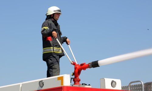 Požar kod Botaničkog vrta u Zagrebu