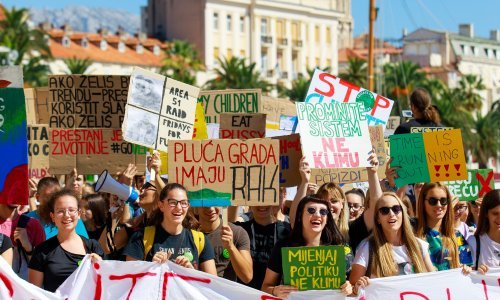 Splićani rasturaju na Globalnom prosvjedu za klimu, Zagreb 'povukao' od 18 sati