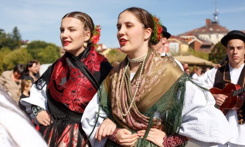 Svečanim mimohodom i najvećim šokačkim kolom završene Vinkovačke jeseni, pogledajte fotogaleriju