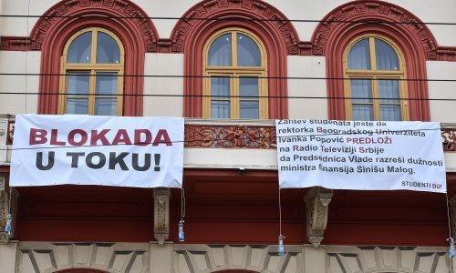 Okončana blokada rektorata Sveučilišta u Beogradu zbog spornog doktorata