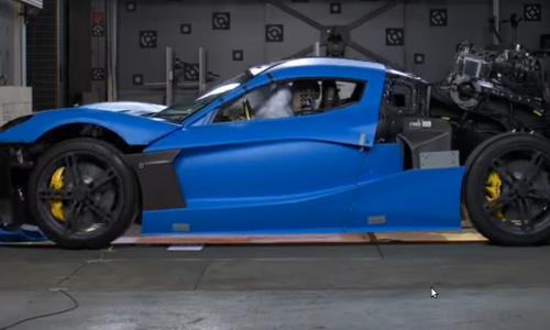 Rimac objavio snimku crash testa električnog hiperautomobila