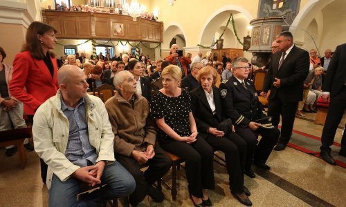 Predsjednica Grabar Kitarović na misi povodom blagdana sv. Mihovila