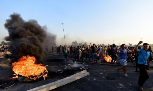 Raste broj mrtvih u sukobima prosvjednika i policije u Bagdadu