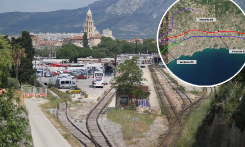 Ovo je novo rješenje za spornu dalmatinsku prugu: Kroz Kaštela nadzemno, uz brzu cestu!