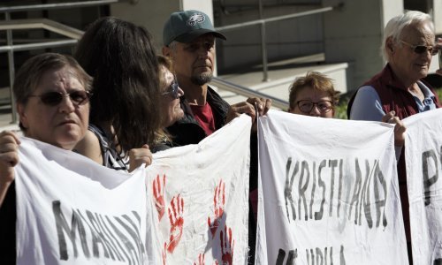 Prosvjed u Splitu: 'Nije gotovo. Ministar je direktno odgovoran za ubojstvo Kristiana'