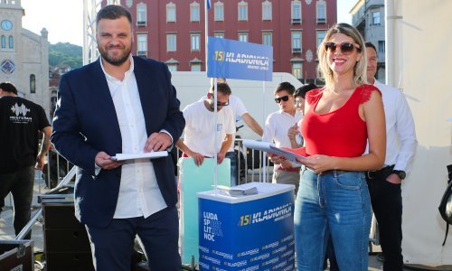 Sportski kolege Marko Šapit i Mirta Šurjak nisu propustili važnu proslavu u Splitu