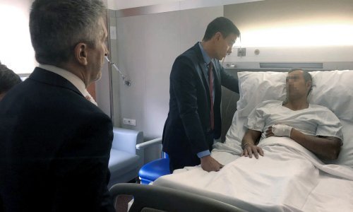 Španjolski premijer posjetio policajce ranjene u neredima u Kataloniji