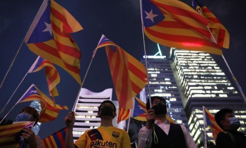 Prosvjednici u Hong Kongu podržali separatiste u Kataloniji
