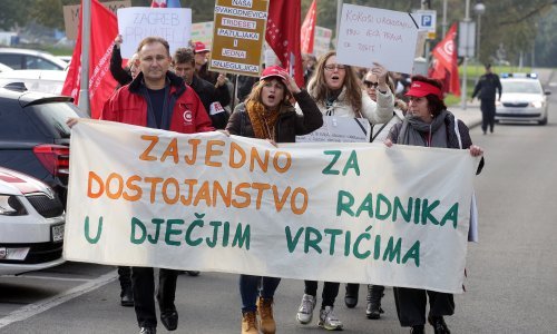 Sindikat ministrici Divjak: Predškolski odgojitelji zanemareni