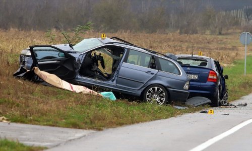 Strava u Međimurju: Frontalni sudar dva auta, troje mrtvih