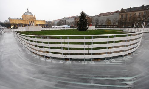 Prije otvorenja pogledajte kako izgleda klizalište u srcu Zagreba