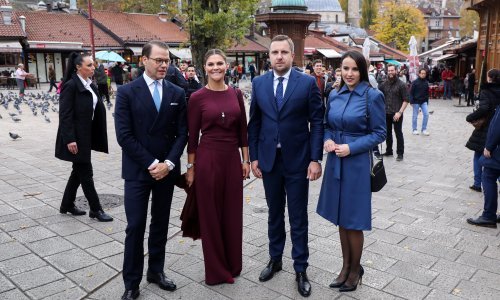Švedska princeza Victoria i njezin suprug princ Daniel doputovali u susjednu BiH