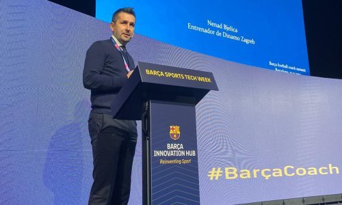 Dinamov trener Bjelica odazvao se pozivu iz Barcelone i na španjolskom jeziku održao 'lekciju' zbog koje mu jako raste cijena