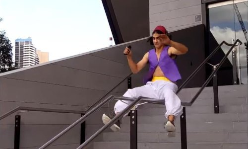 Majstor parkoura provozao se na letećem tepihu