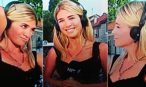 Mirta Šurjak crnom haljinicom i krunicom pogodila 'u sridu'