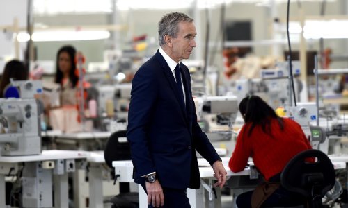 Bernard Arnault na otvorenju Louis Vuitton Rochambeau Rancha, u Teksasu 17. listopada 2019.