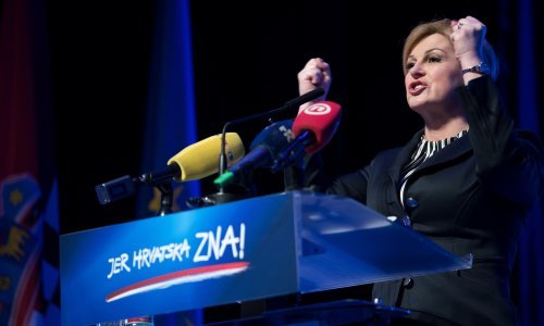 Grabar-Kitarović: Ne bojim se ničega, ni istarskog goveda, ni konja, niti boksača