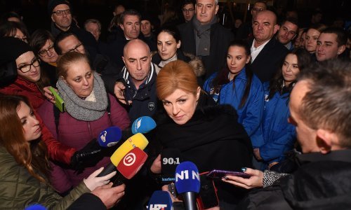 Predsjednica: Duboko sam se ispričala gospođi zbog nesreće, ponudila sam pomoć