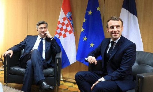 Plenković s Macronom razgovarao o bilateralnim odnosima i proširenju EU-a