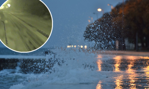 Duboka ciklona pokazala zube: Na obali divlja jugo, izlijeva se more, u gorju mećava