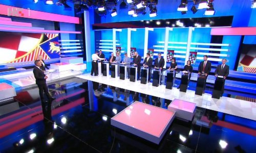 Gaf na HTV-ovu sučeljavanju; kandidate i voditelje na trenutak zasjenio - konobar