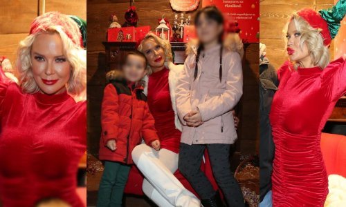 Odjevena u crvenu mini haljinu, Maja Šuput ispunjavala želje velikima i malima