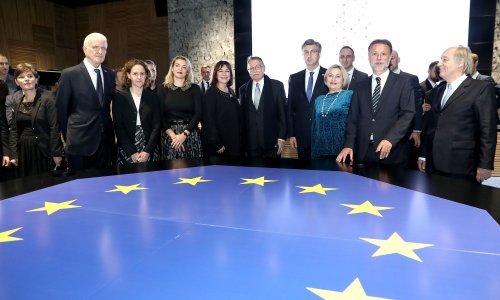 Plenković predstavio novouređene dvorane za hrvatsko predsjedanje Europskom unijom