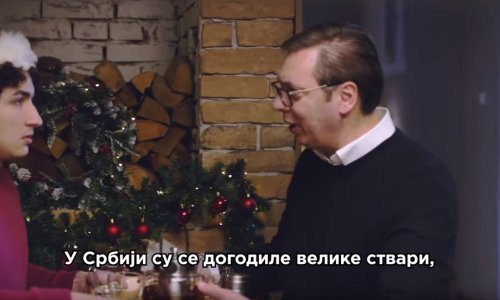 [VIDEO] Vučić snimio novogodišnji spot pa požalio