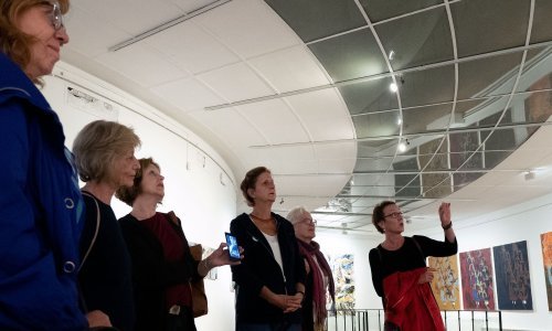 Skupna izložba radova entuzijasta generacije 54+ koji su pohađali likovne i izvedbene radionice