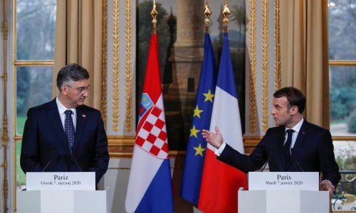 Plenković zadovoljan što je Macron spreman na Zagrebački summit doći 'otvorena uma'