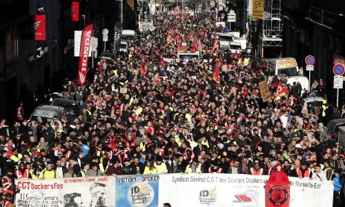 Prosvjedi protiv mirovinske reforme širom Francuske