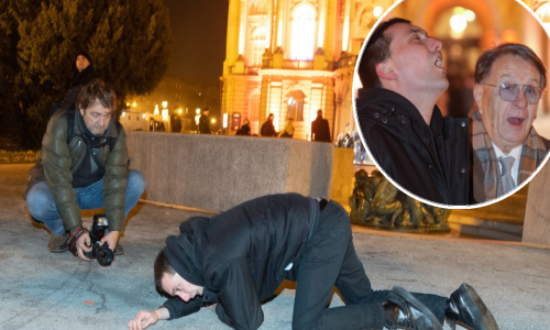 Umjetnicima u deliriju pridružio se i legendarni hrvatski nogometni izbornik