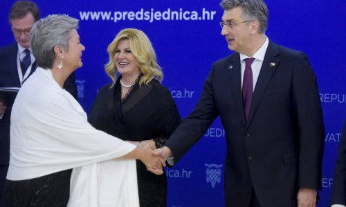 Grabar-Kitarović upriličila svečanu večeru na Pantovčku