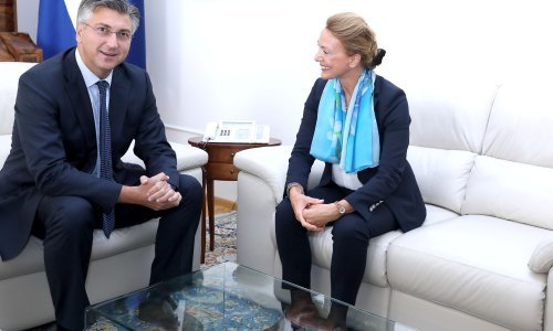 Plenković se sastaje s Pejčinović Burić u Strasbourgu, u utorak odgovara na pitanja zastupnika