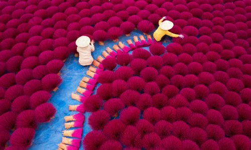 Tko bi rekao da sušenje mirisnih štapića može izgledati ovako fantastično?