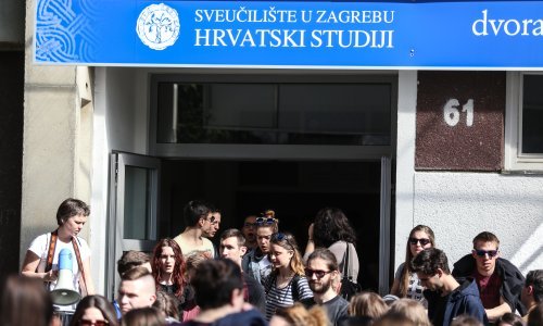 Studentski zbor Sveučilišta u Zagrebu solidarizirao se sa studentima Hrvatskih studija