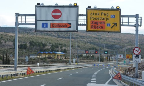 Otvoren promet autocestom između čvorova Sveti Rok i Maslenica
