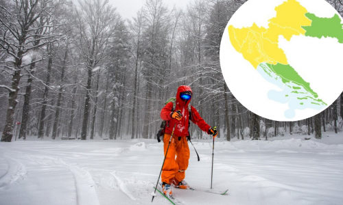DHMZ upalio žuti meteoalarm, a dijelovi Hrvatske napokon će se zabijeliti. Doznajte koji i kada