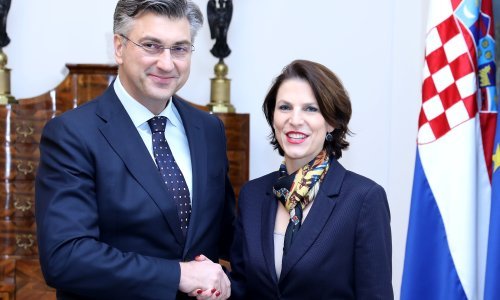 Plenković i Edtstadler: U ožujku odlučiti o otvaranju pregovora s Tiranom i Skopljem