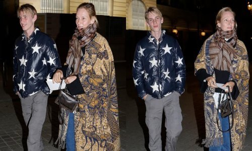 Rođendanski tjedan u Parizu: Uma Thurman ne krije sreću u društvu 18- godišnjeg sina