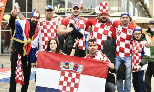 Hrvatski navijači okupirali grad uoči velikog finala; S tribina će ponovno grmjeti hrvatske pjesme