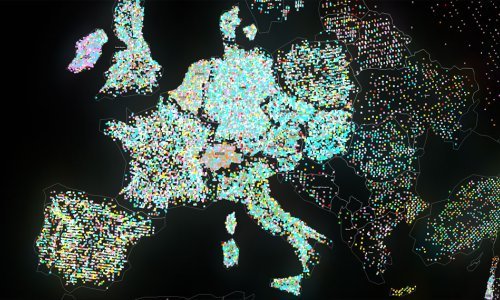 Harvardov globus trgovine: Slovenija svijetli, Hrvatska se crni