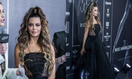 Svi su gledali Nikolinu Ristović u raskošnoj kreaciji s hrvatskim potpisom