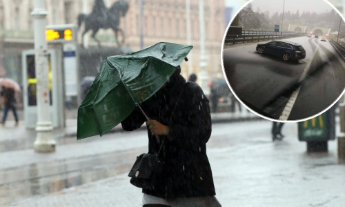 Nevrijeme uzrokovalo probleme u prometu, pogledajte proklizavanja na autocesti Zagreb - Rijeka