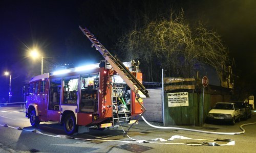 [VIDEO/FOTO] Lokaliziran požar u restoranu na Vrbiku, jednoj osobi pružena hitna pomoć