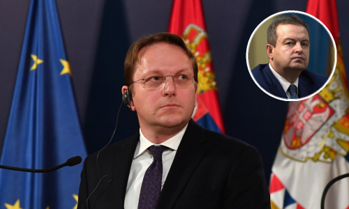 Dačić verbalno napao europskog povjerenika, Varhelyi napustio sastanak