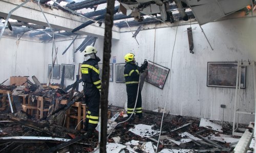 [FOTO/VIDEO] Planula menza poljoprivredne škole u Kaštel Štafiliću, urušio se krov