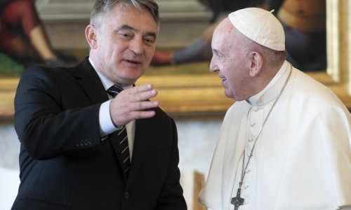 Papa primio Komšića: 'Za BiH je pravo i jedino rješenje članstvo u NATO-u i EU